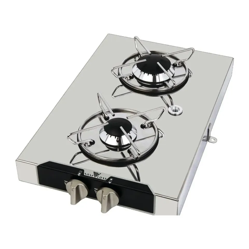 easysea réchaud 2 feux encastrable 290x440 mm gaz