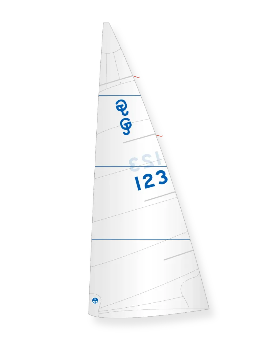 North Sails Grimstad Jolle M-1 grand-voile Dacron 4.5 oz polyvalente