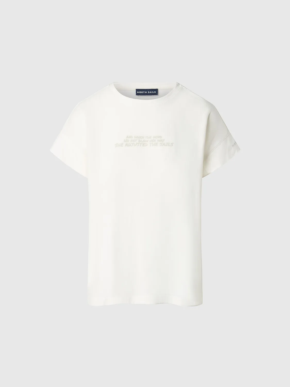 North Sails t-shirt slogan col rond jersey coton