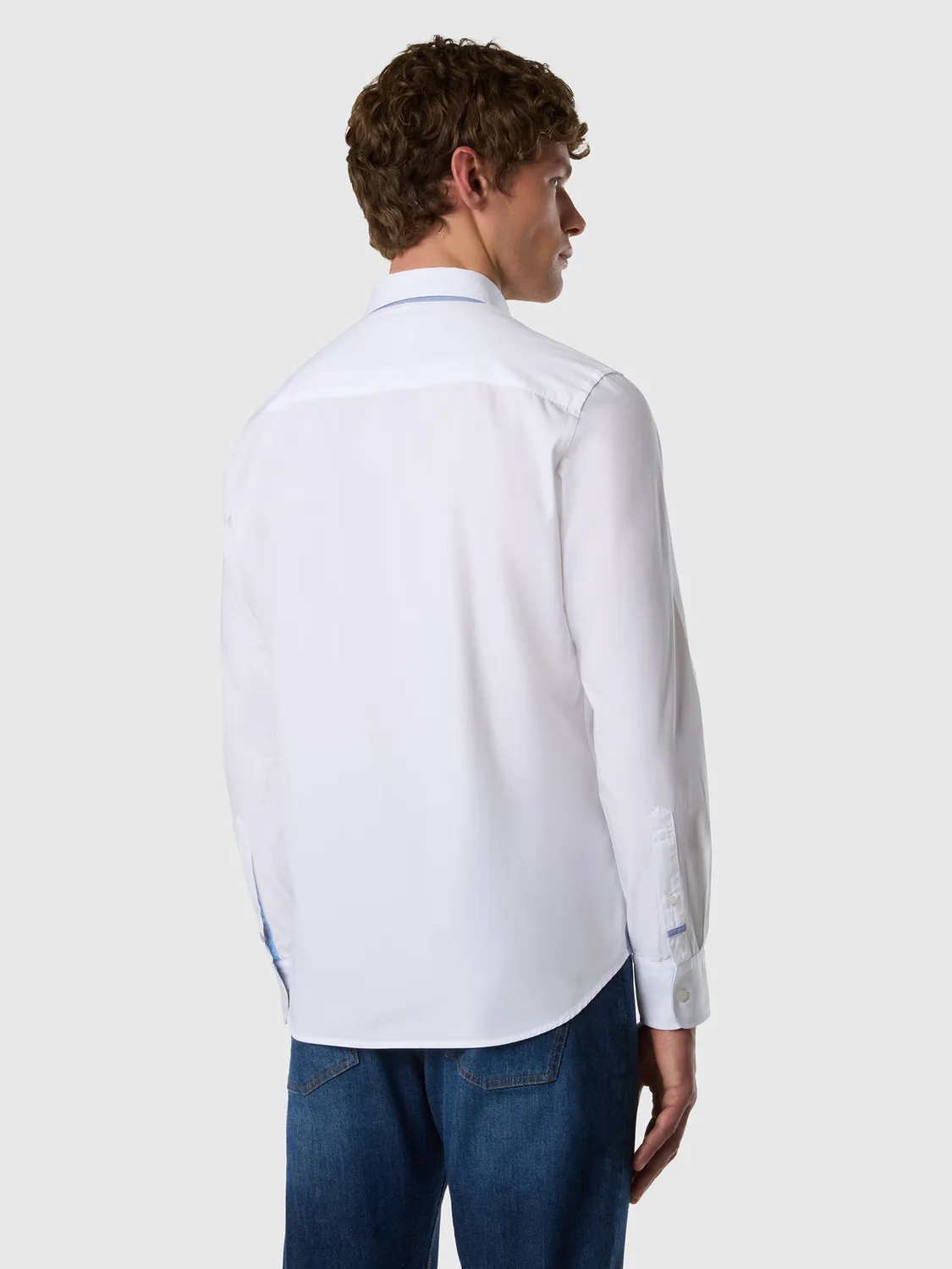 North Sails chemise popeline poche coton bio