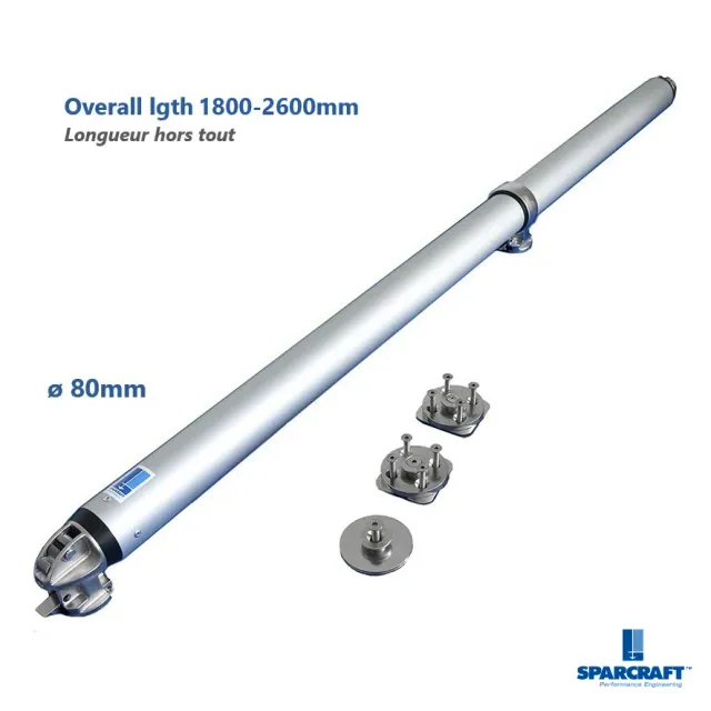 Sparcraft Bout Dehors Ø80 Alu 1800-2600 Complet Amovible