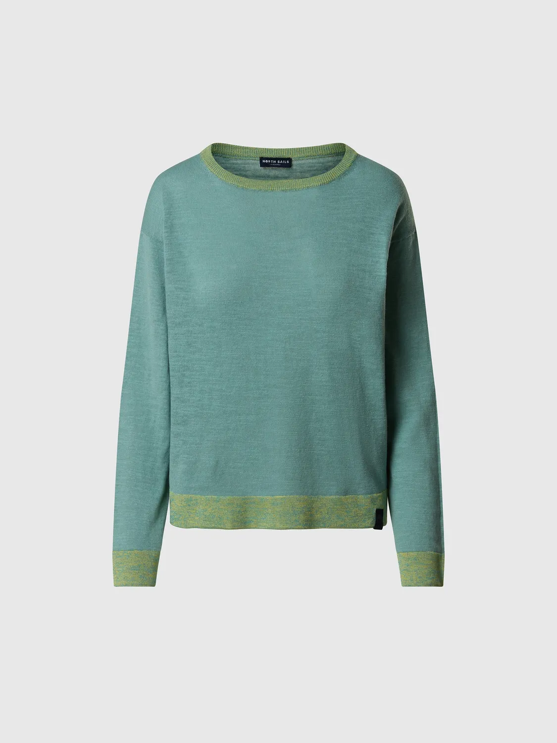 North Sails pull col bateau femme vert iceberg