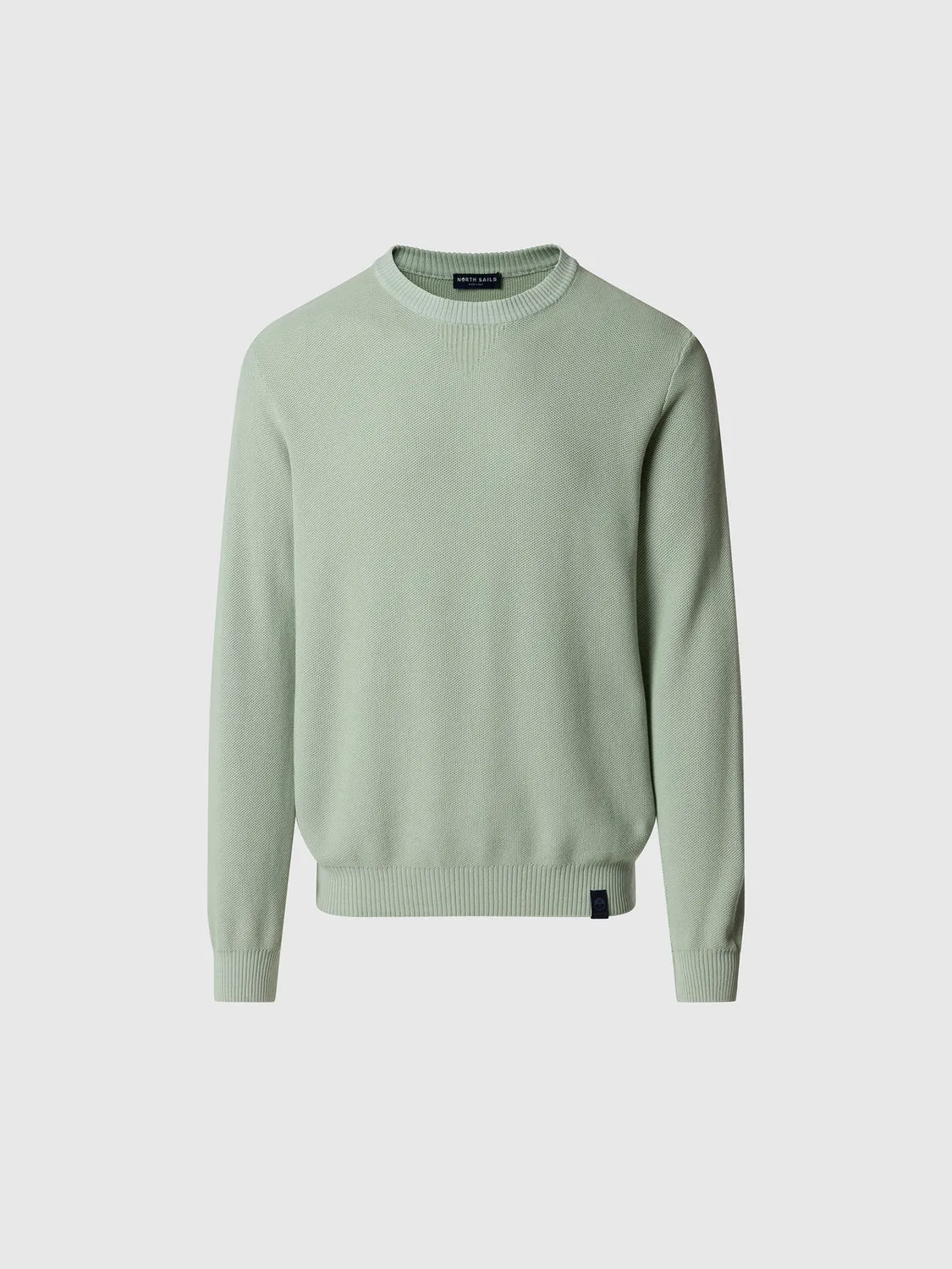 North Sails Honeycomb pull col rond nid abeille coton bio