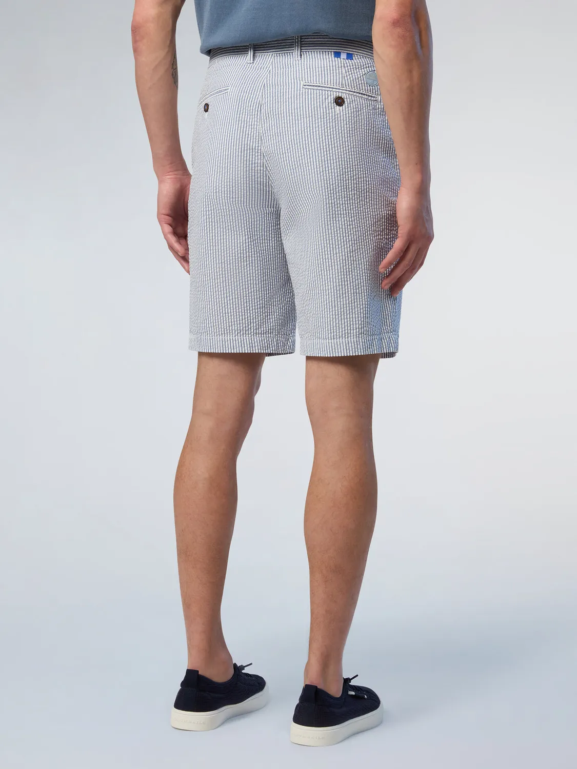North Sails Freedom short chino seersucker coton bio