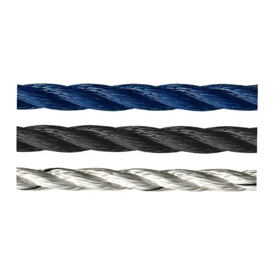 Marlow amarre polyester 3 torons 8 mm noir 200 m
