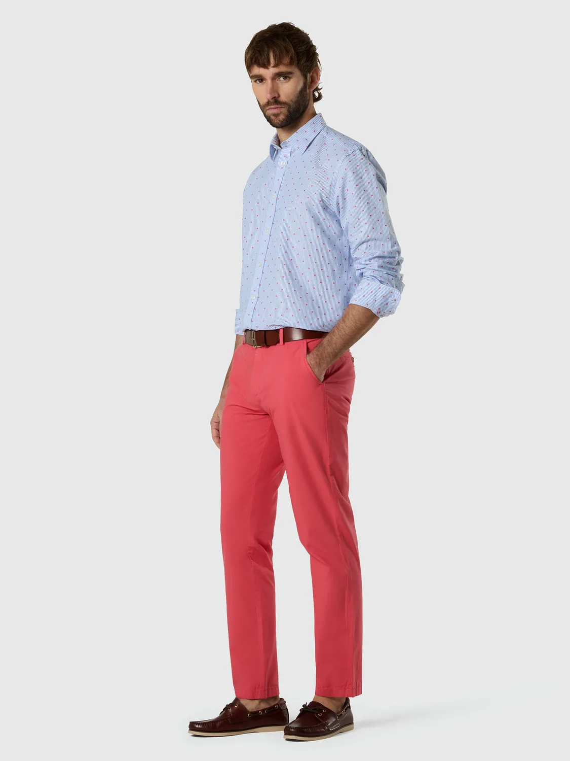 North Sails Fil coupé chemise lin coton bio été