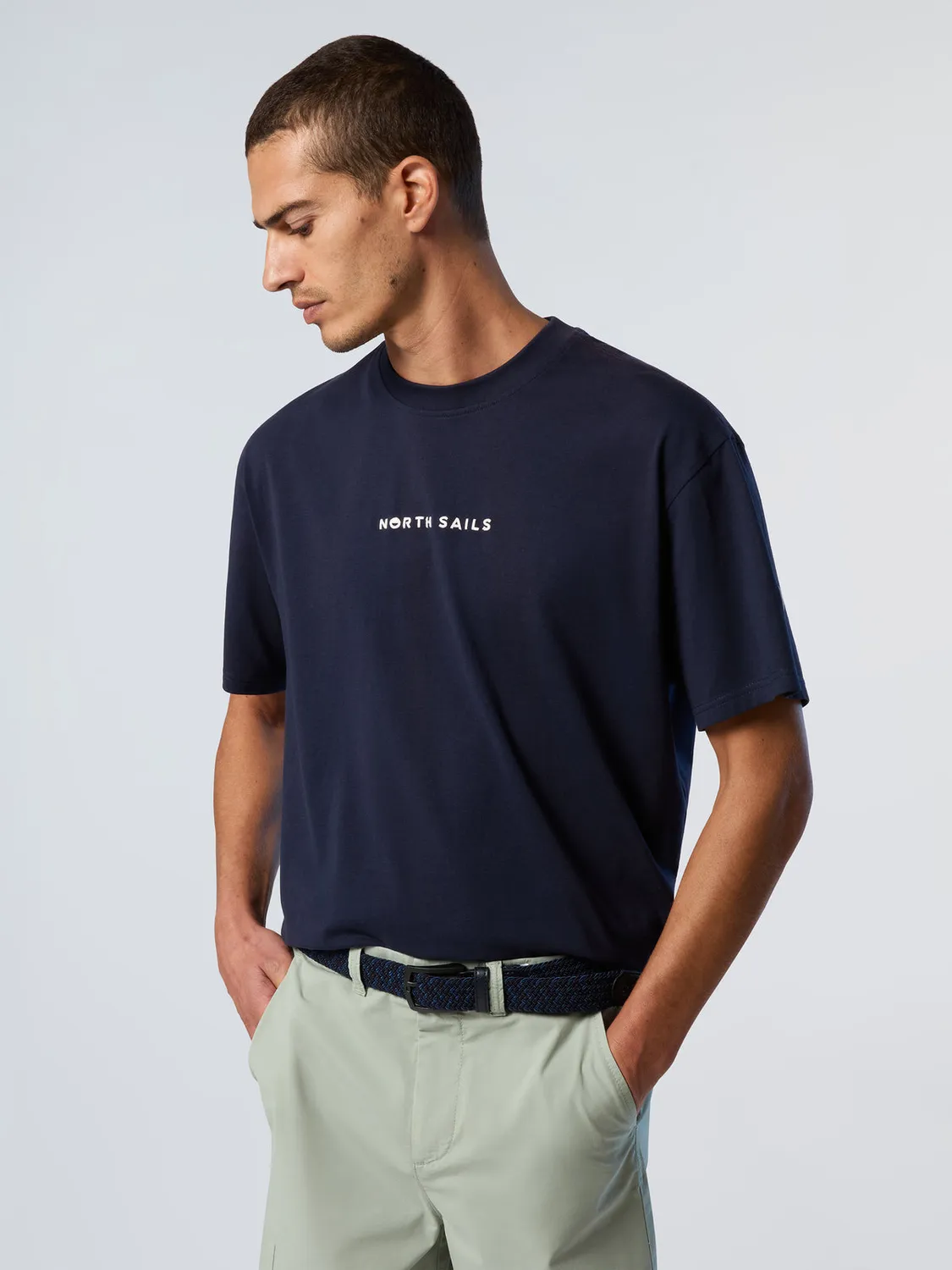 North Sails t-shirt col rond print coton bio