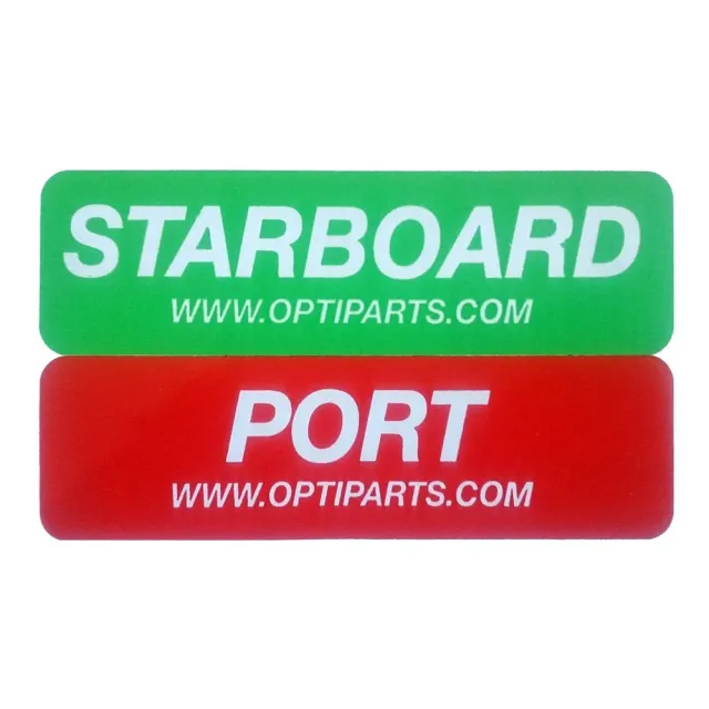 Optiparts EX6018 autocollant bâbord tribord Optimist