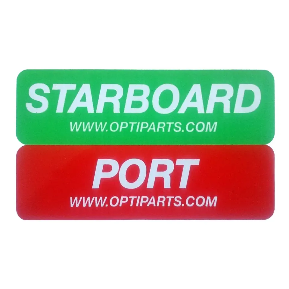 Optiparts EX6018 autocollant bâbord tribord Optimist