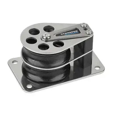 Sea Sure 705-28 poulie double base plate inox 13 mm