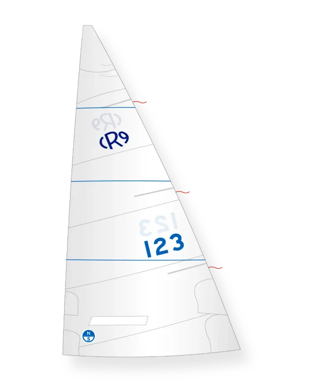 North Sails Rhodes 19 Sport grand-voile dacron lourd