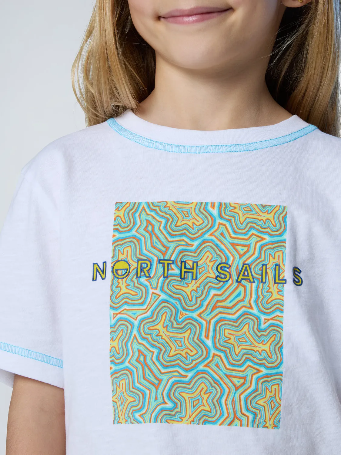North Sails t-shirt enfant jersey bio imprimé graphique