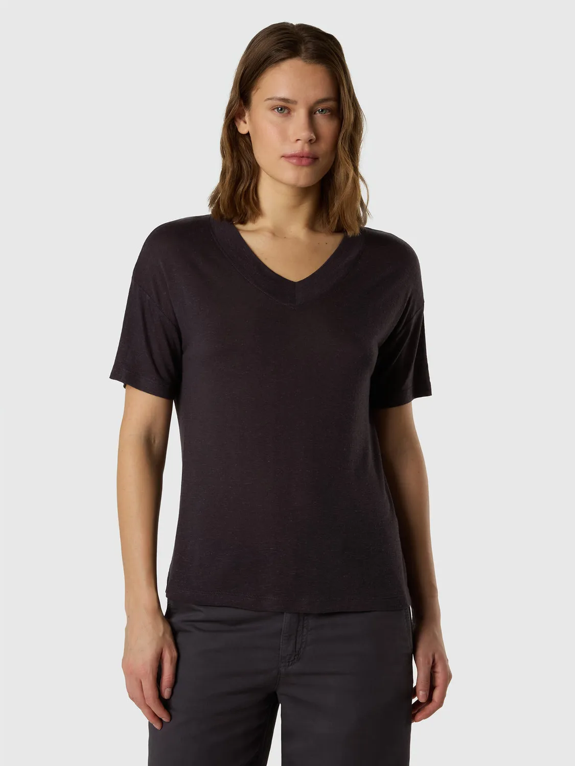 North Sails V-neck t-shirt col V lin respirant