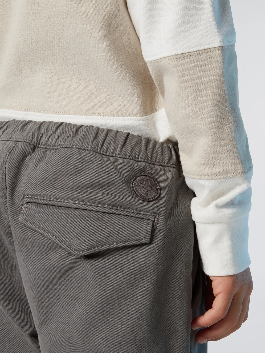 North Sails chino enfant taille élastique coton stretch