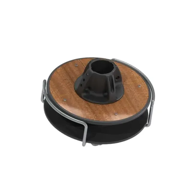 Karver KRS30 placage bois teck tambour enrouleur