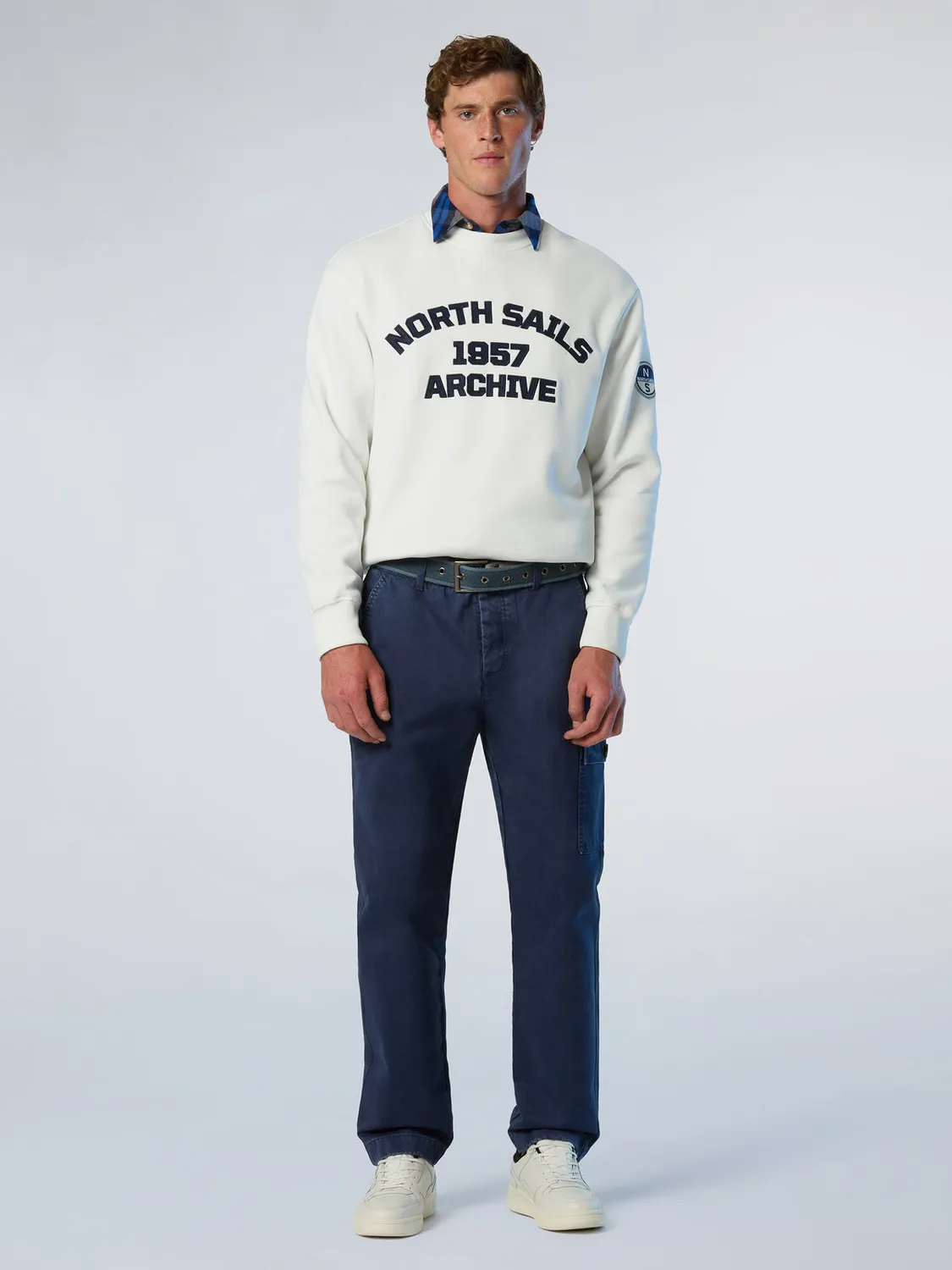 North Sails Archive sweat molleton coton bio à oeillet