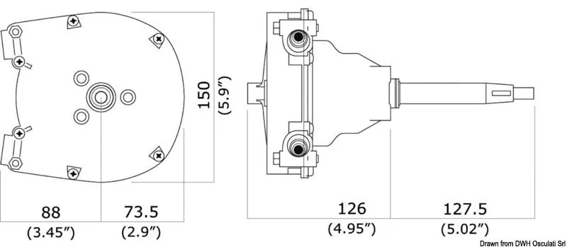 Ultraflex T91 système direction rotative simple