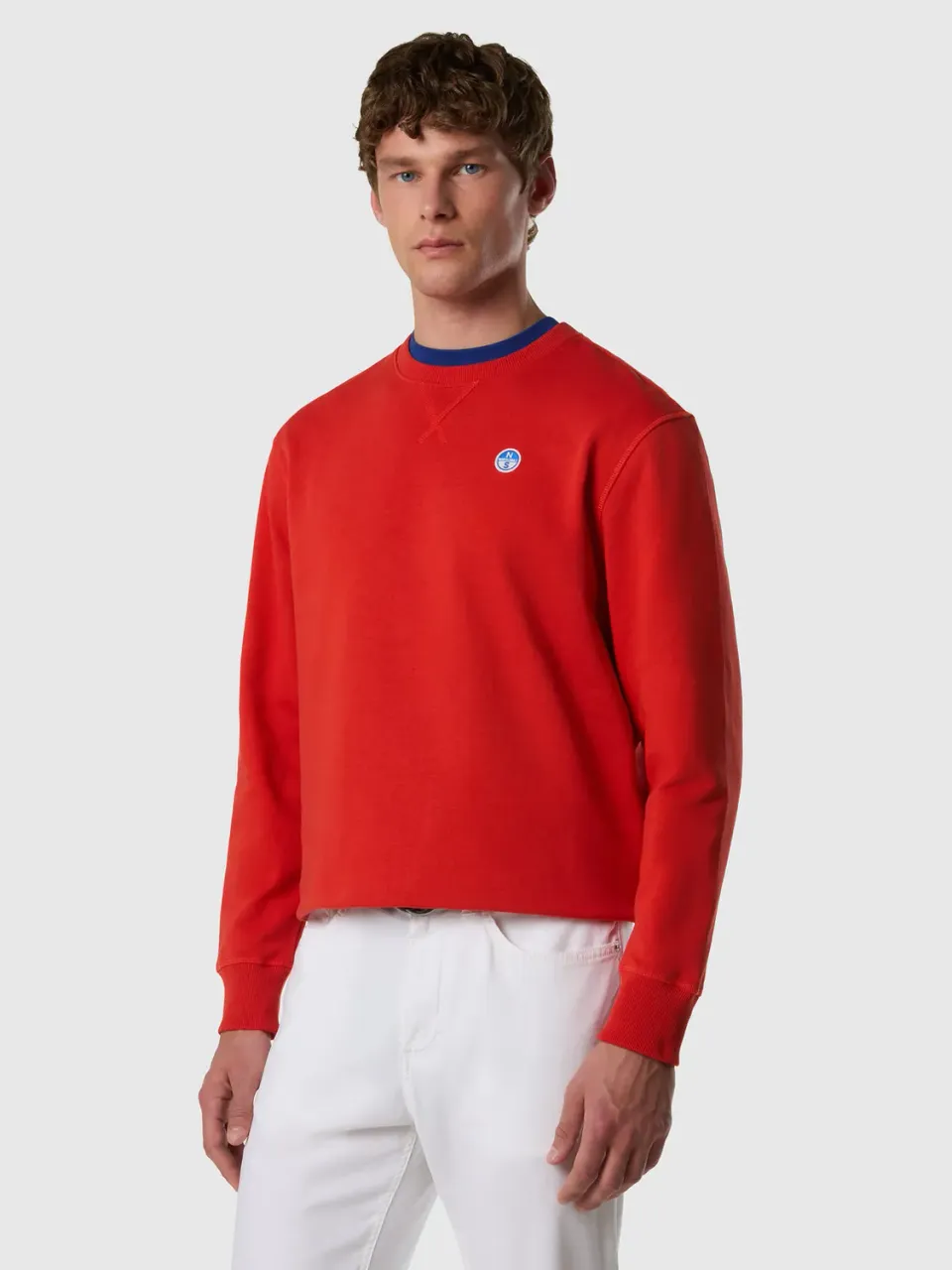 North Sails sweat logo patch coton bio non gratté