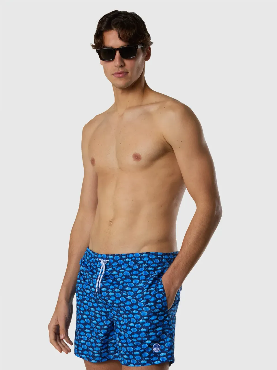 North Sails short de bain REPREVE imprimé océan