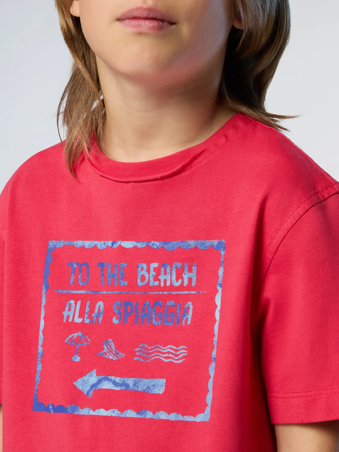 North Sails Beach Print t-shirt enfant coton bio
