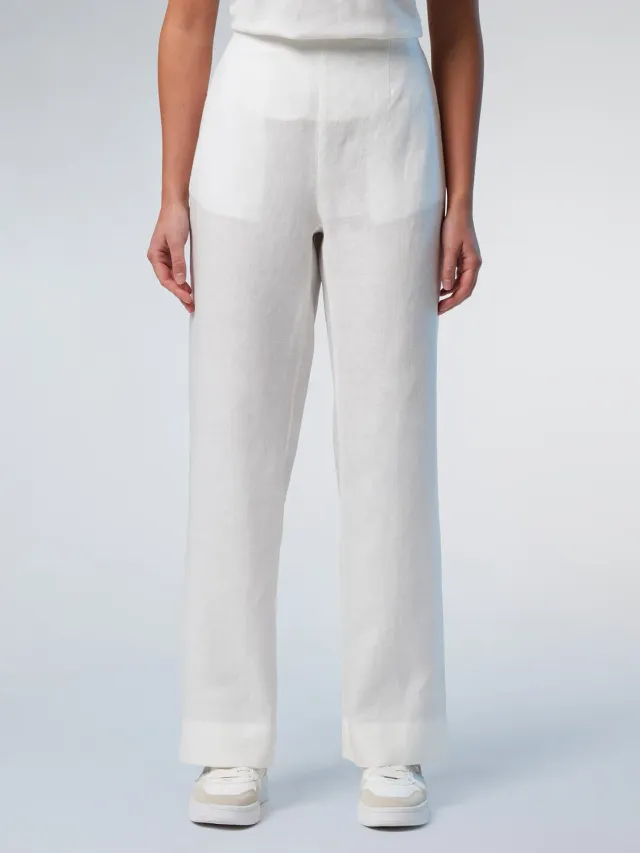 North Sails pantalon lin large taille haute