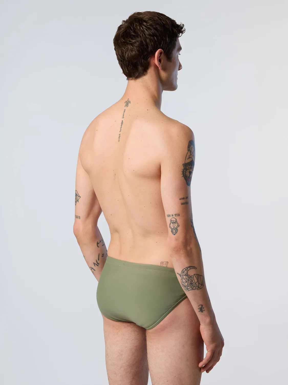 North Sails Slip de Bain Rayures Latérales Nylon Recyclé
