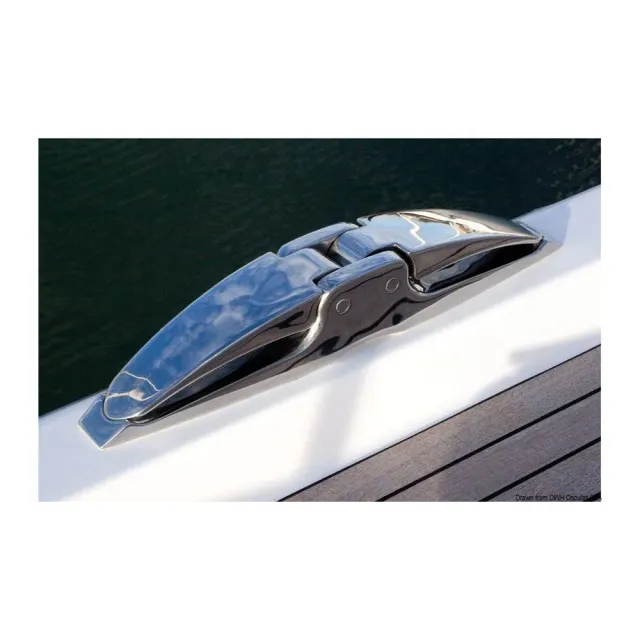 WING taquet escamotable inox 316 480x75 mm pont