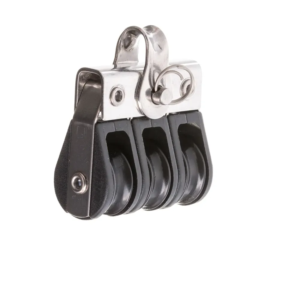 RWO R5120 poulie triple billes inox 19 mm 130 kg