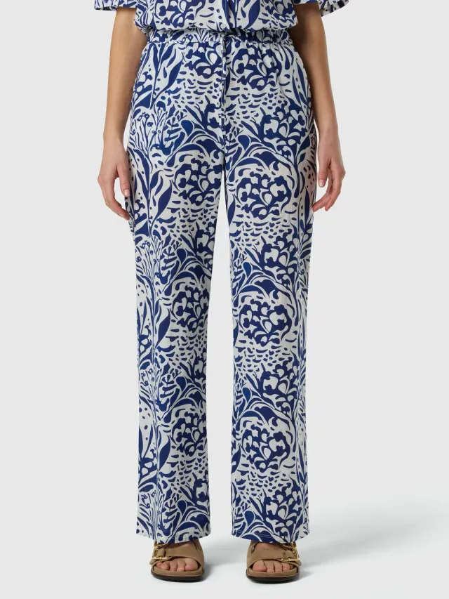 North Sails pantalon mousseline imprimé corail