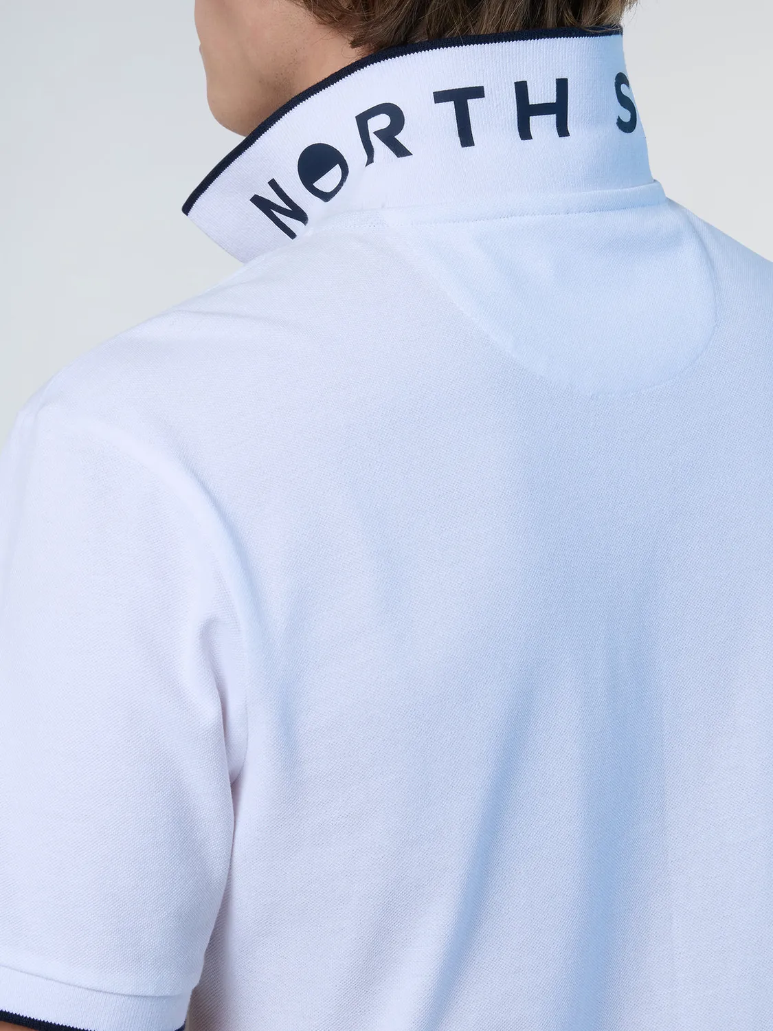 North Sails polo col imprimé coton bio