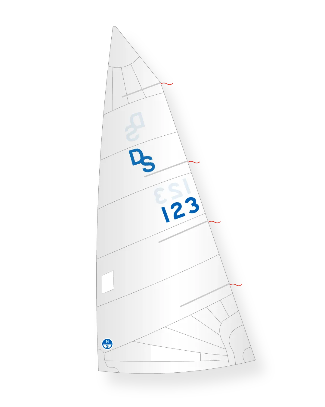 North Sails Day Sailer grand-voile 3.8oz chute ouverte