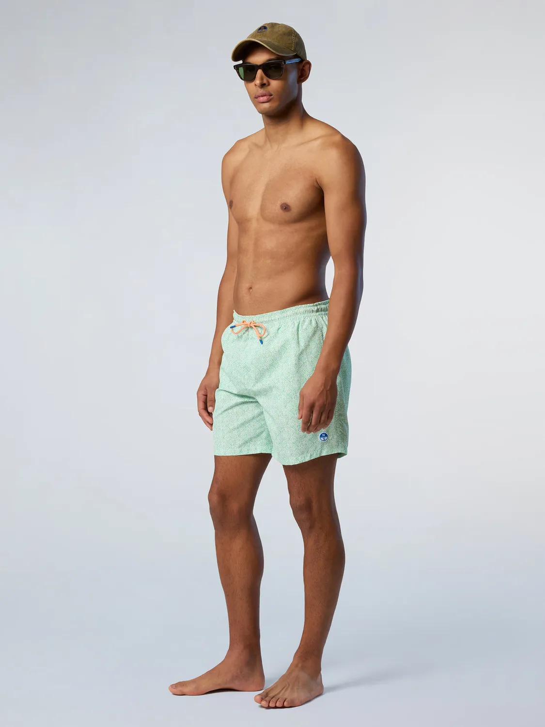 North Sails short de bain imprimé recyclé
