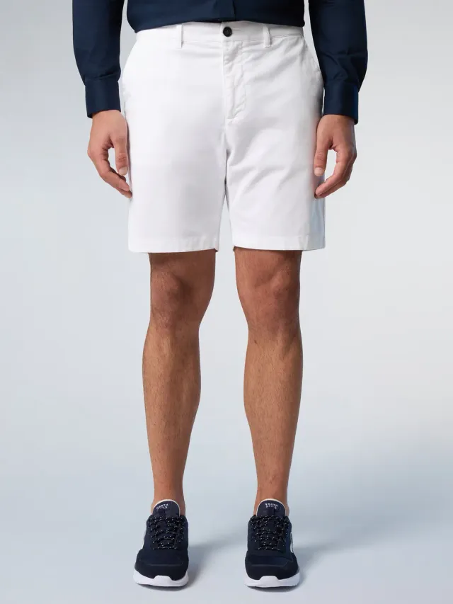 North Sails short chino gabardine stretch logo
