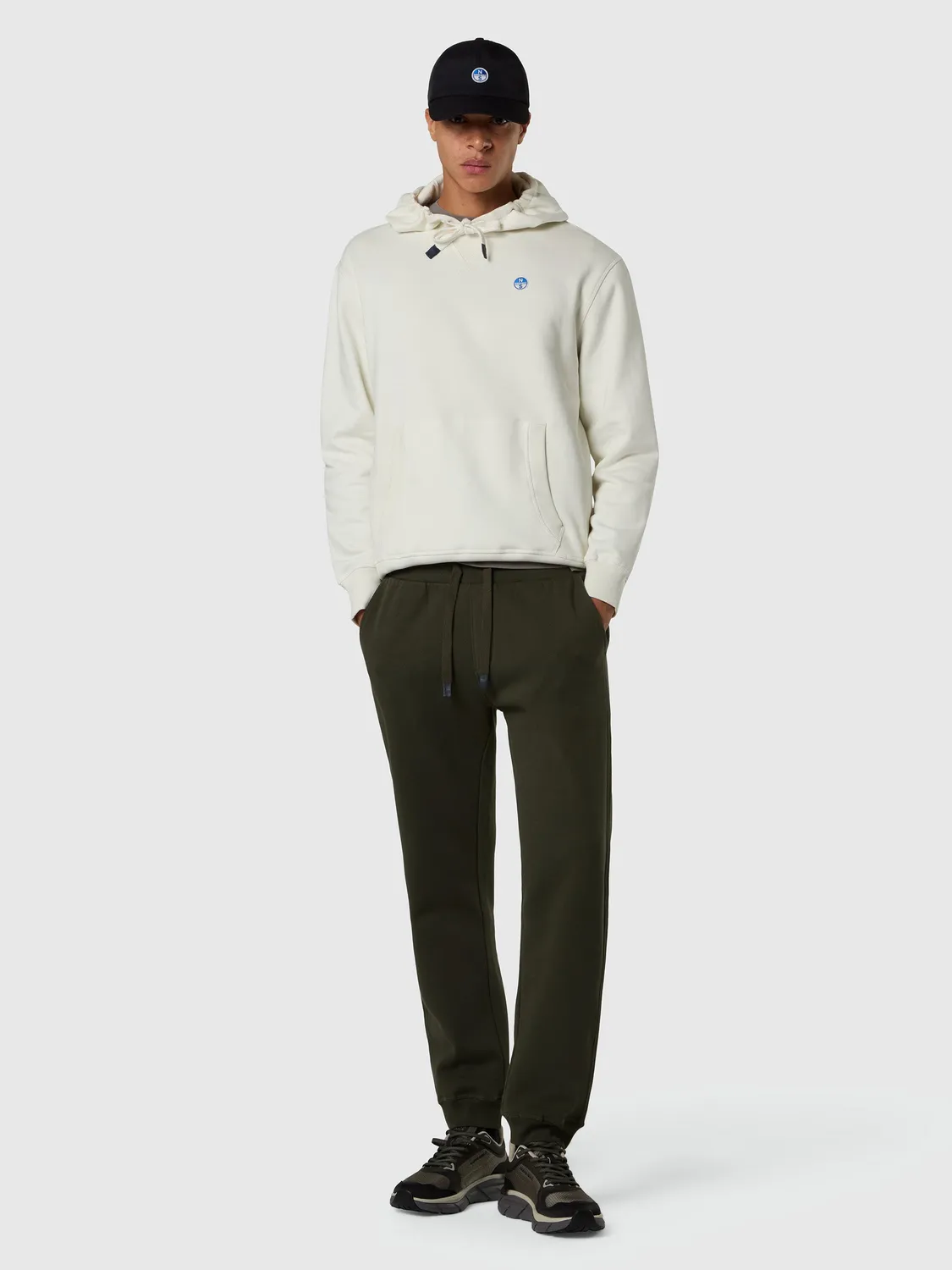North Sails Jogging Logo Patch Forest Night coton homme