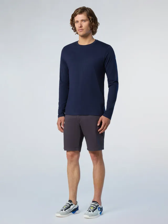 North Sails Jersey t-shirt manche longue homme bleu marine