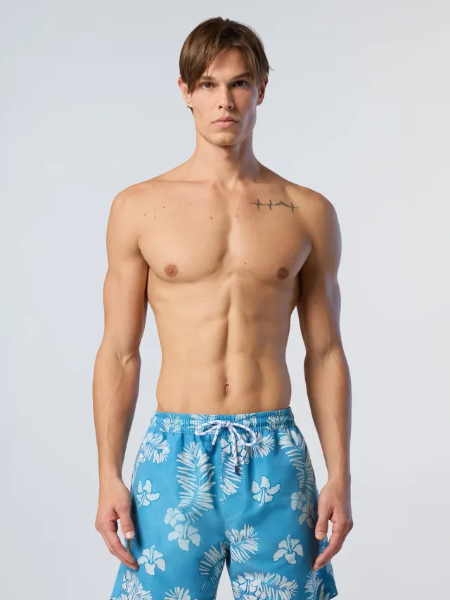 North Sails short de bain imprimé polyester recyclé