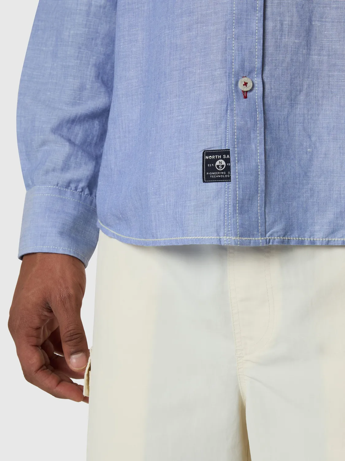 North Sails Archive chemise coton manches retroussées