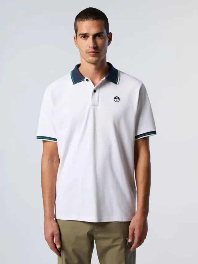 North Sails polo piqué coton bio rayures