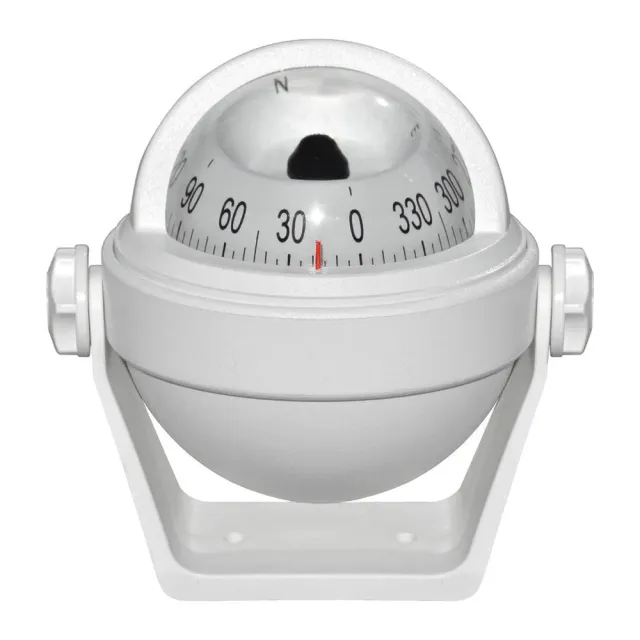Riviera Stella compas marine blanc 65 mm avec étrier