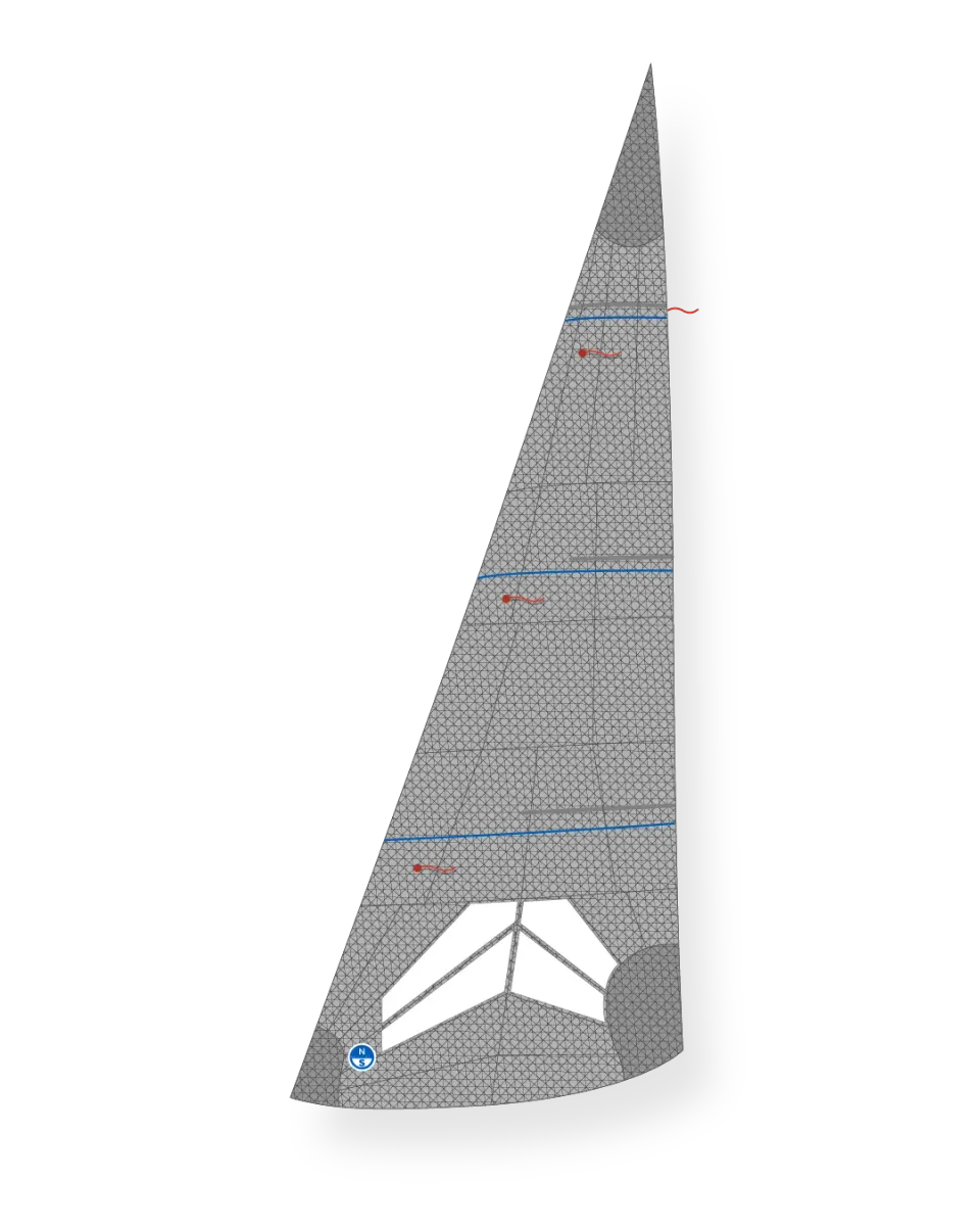 North Sails Viper 640 J-5 foc régate aramide