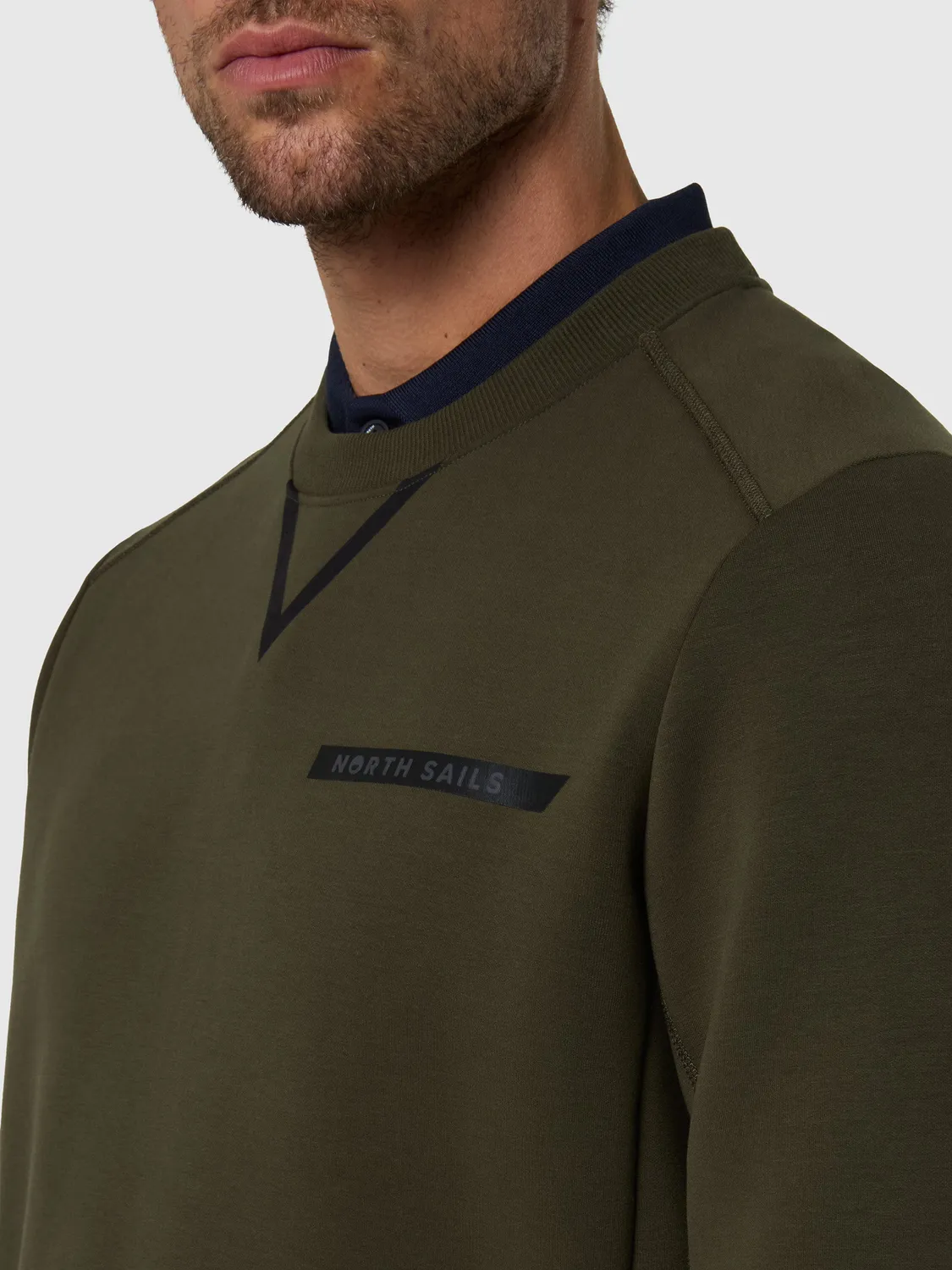 North Sails Scuba sweat col rond Espresso S-4XL