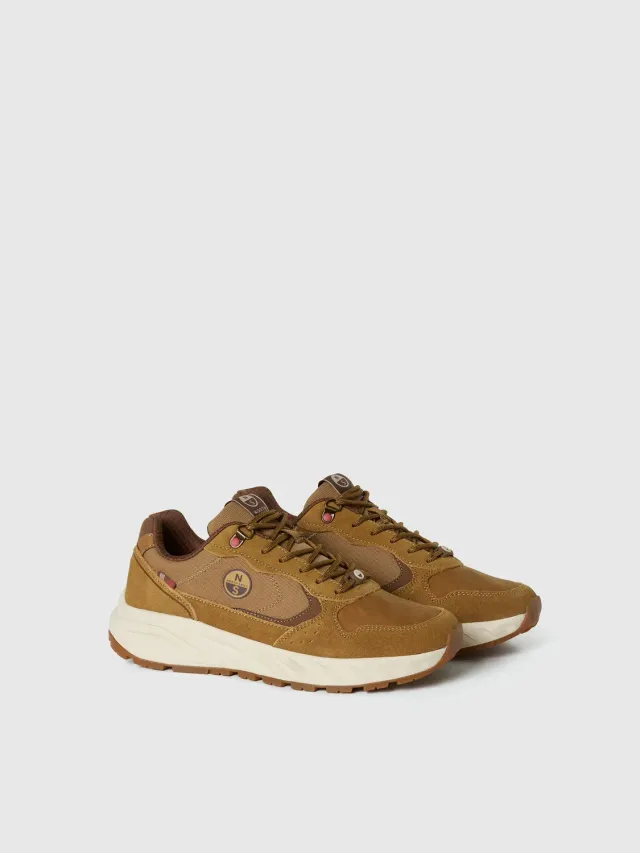 North Sails Wind Plain sneakers homme cuir tan