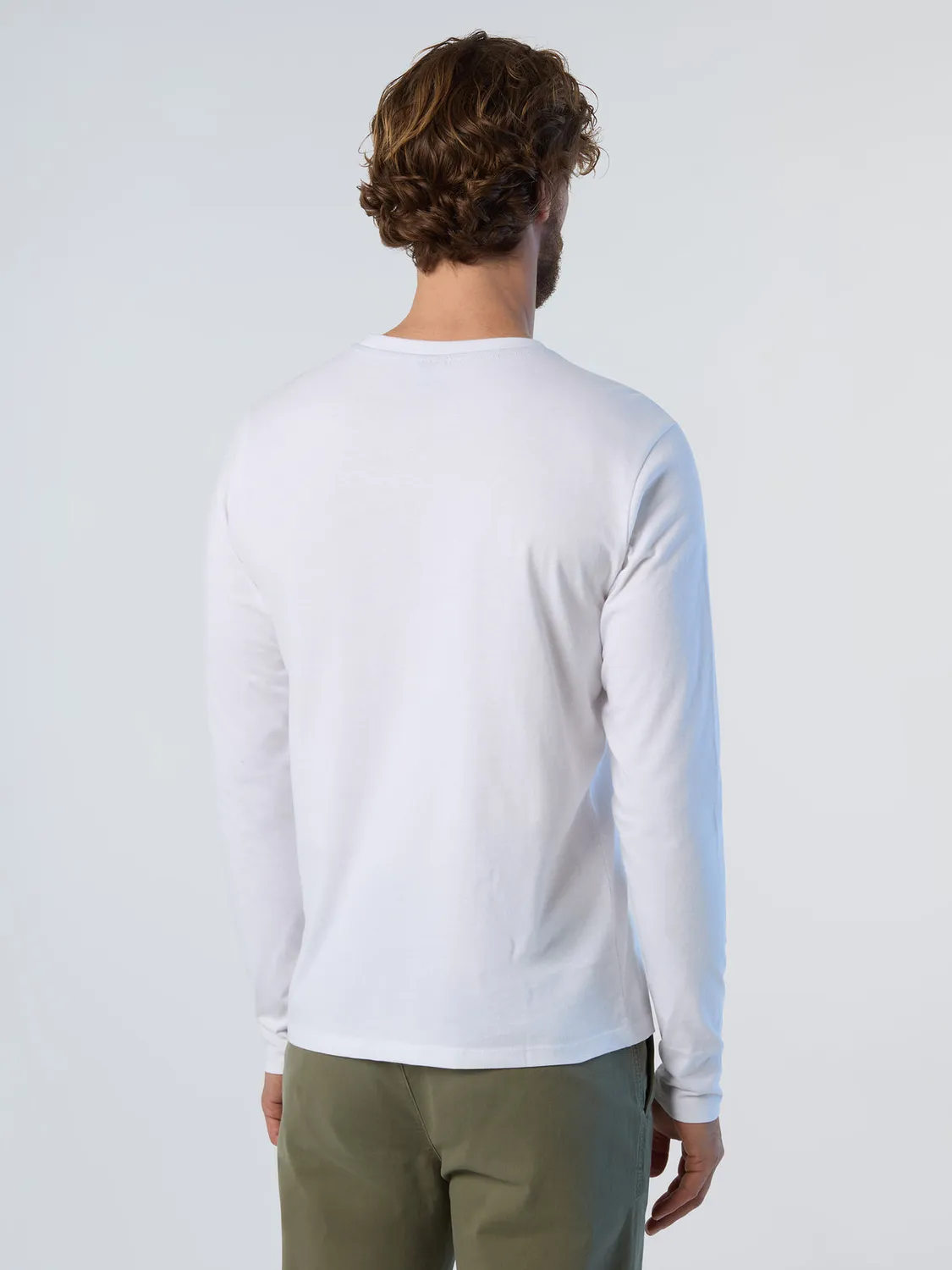 North Sails t-shirt manches longues patch logo coton bio