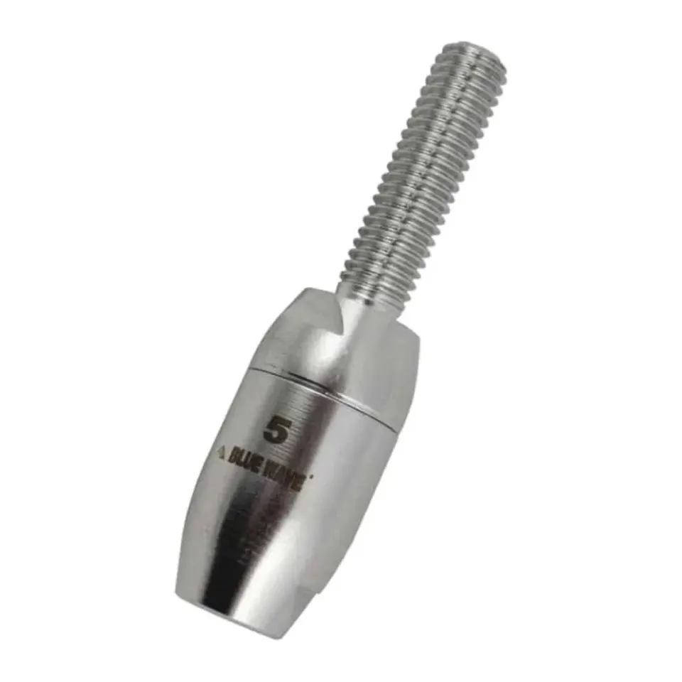 Osculati terminal fileté gréement textile Ø4 mm inox