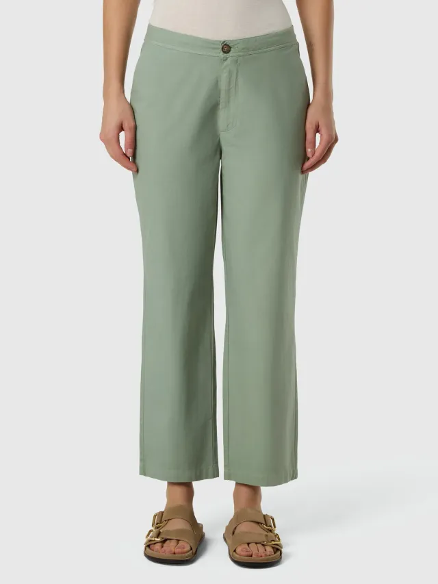 North Sails chino coupe droite femme vert iceberg