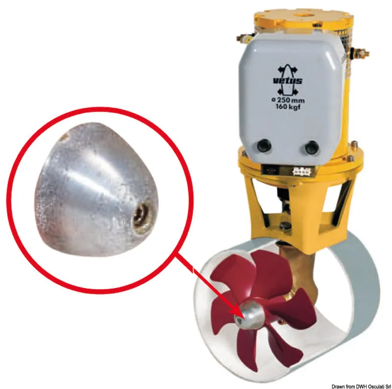 Tecnoseal anode Vetus Bow 23A/50/80 propulseur