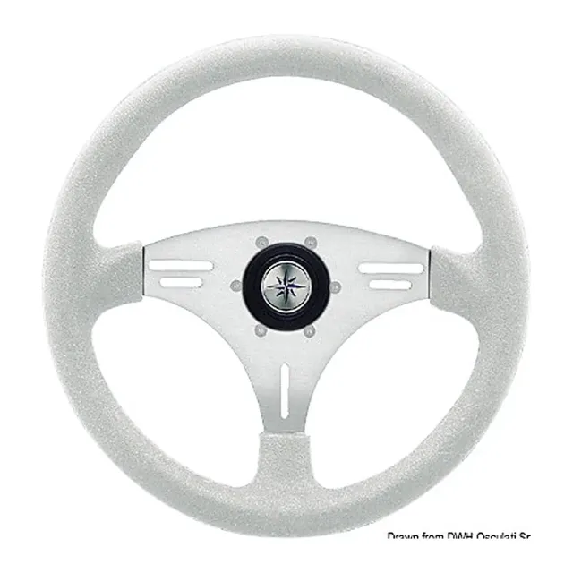 Easysea Manta 355 mm volant de barre blanc argent