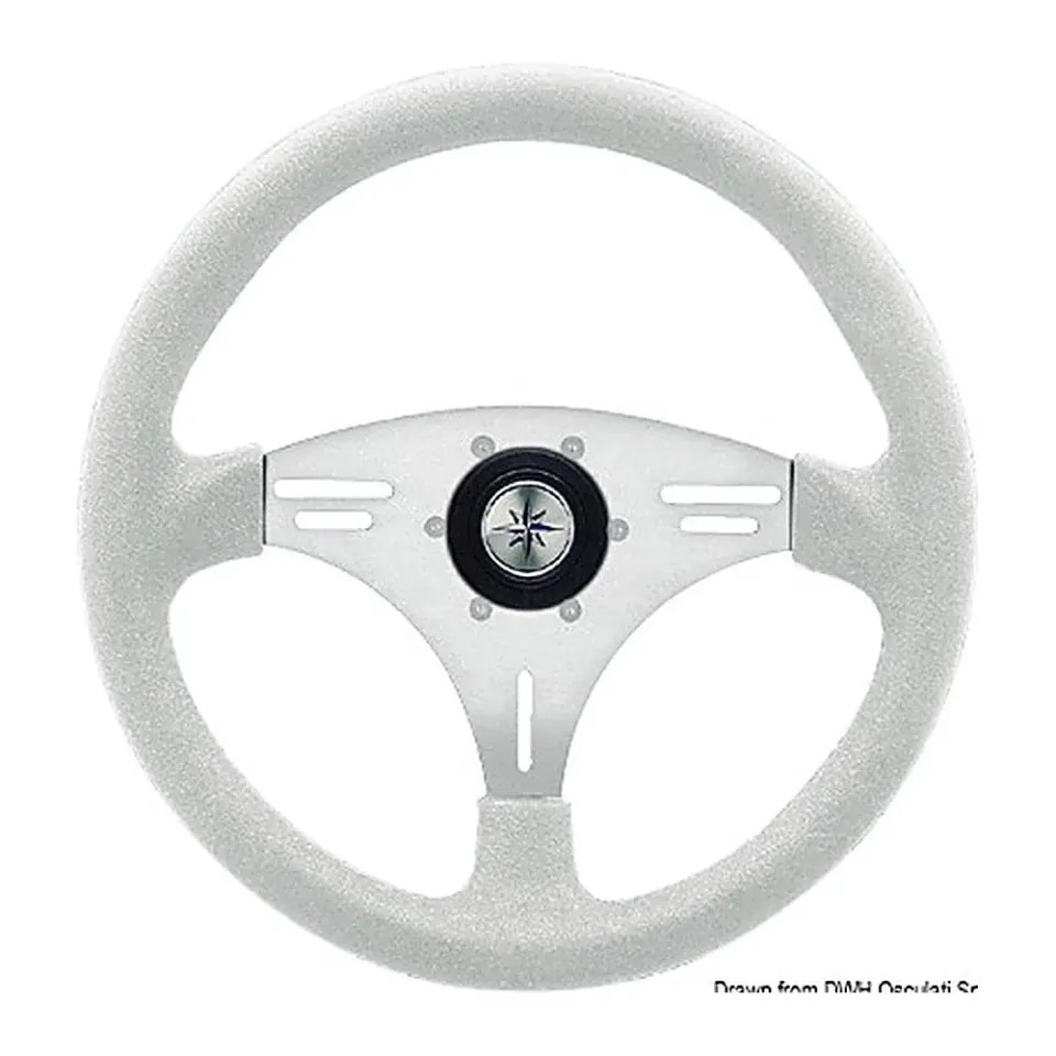 Easysea Manta 355 mm volant de barre blanc argent