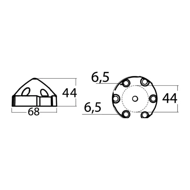 Tecnoseal anode Max-Prop 28/35 mm hélice bateau