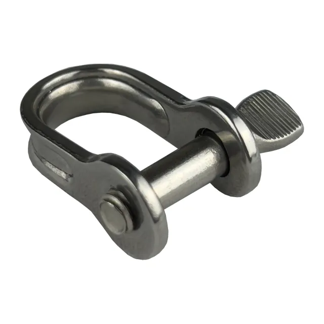 Optiparts EX1302 manille plate 5 mm inox pour poulie